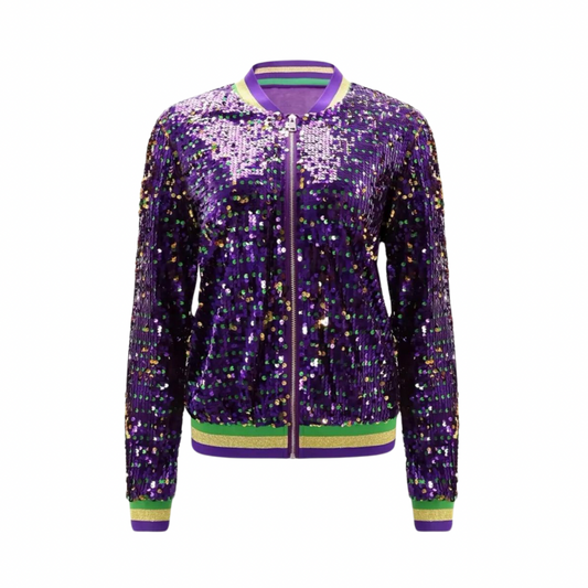 Mardi Gras Sequin Jacket