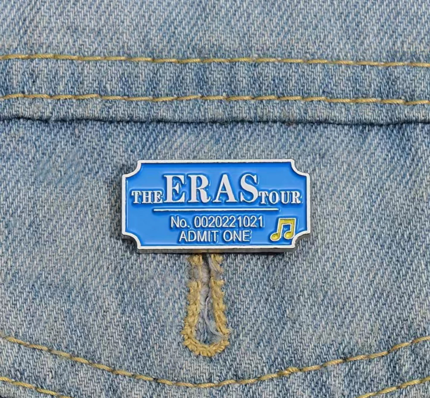 Eras Tour Ticket Pin