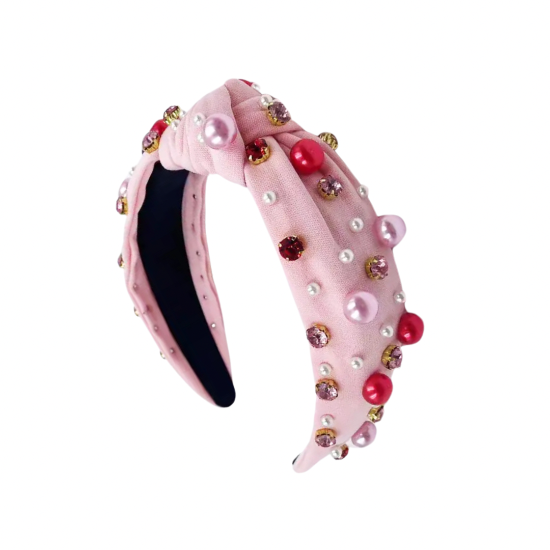 Light Pink Bedazzled Headband