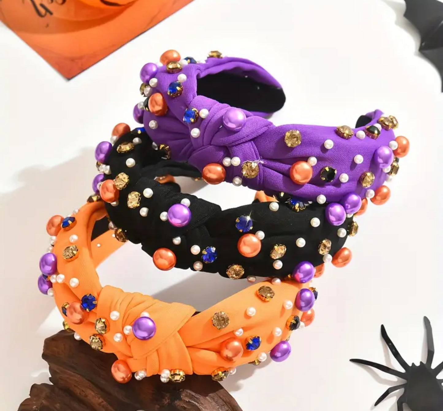 Halloween Bedazzled Headband