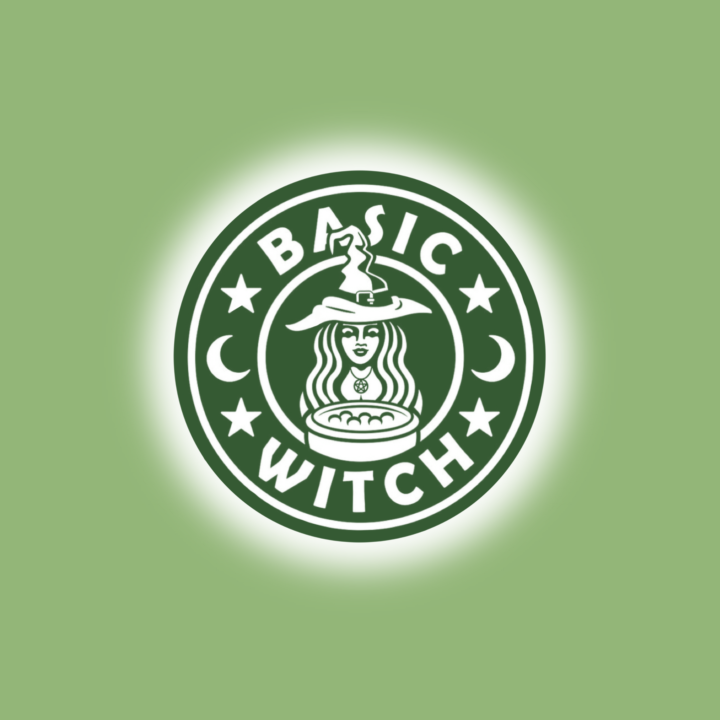 Basic Witch Starbucks Sticker