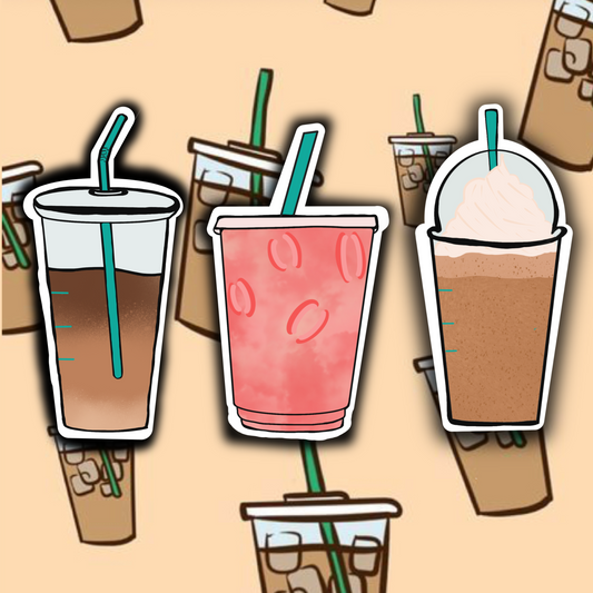 Starbucks Three Sticker Pack